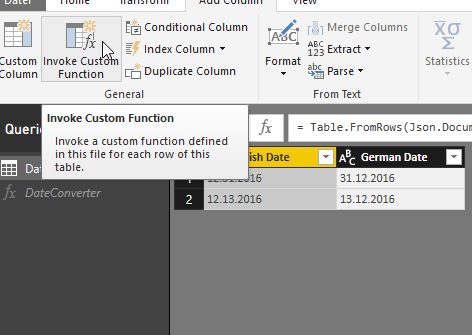 Invoke Custom Function