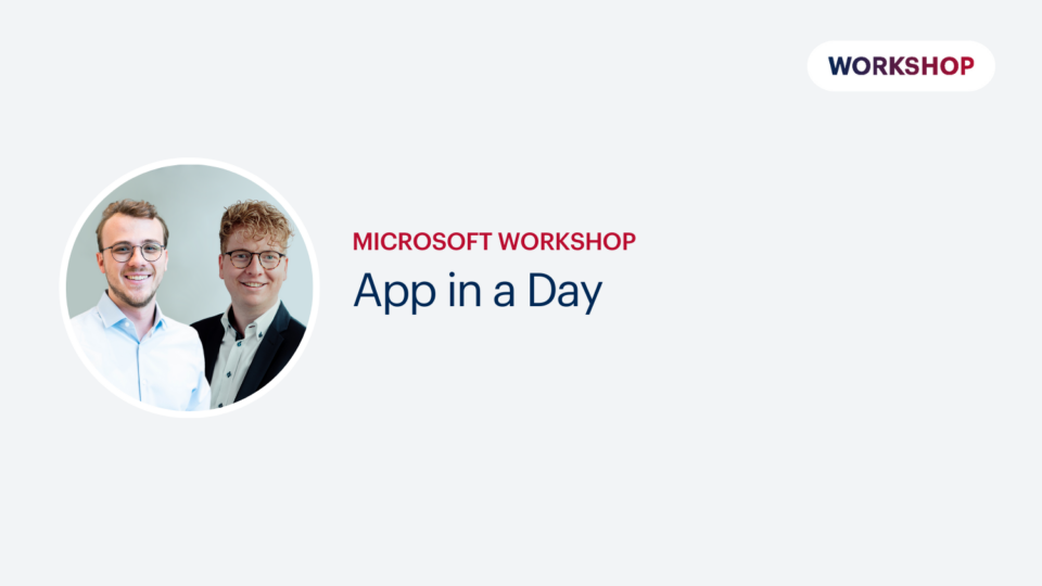 Microsoft Workshop: App in a Day