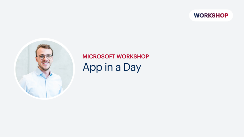 Microsoft Workshop: App in a Day