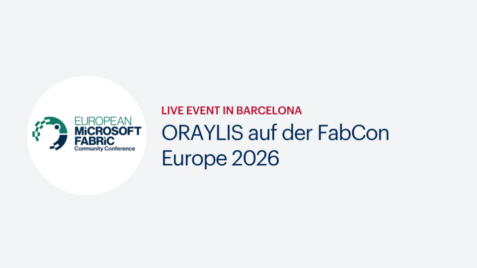 ORAYLIS auf der FabCon Europe 2026