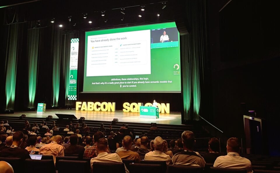 FabCon 2026 - Bühne zu Beginn der Keynote